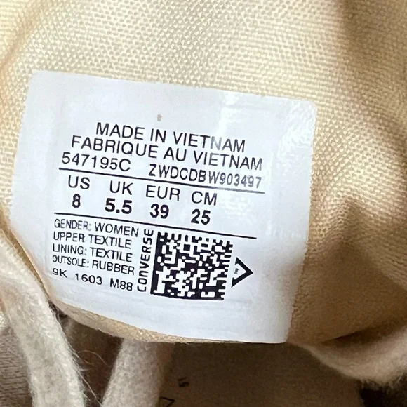 Converse Chuck Taylor All Star Lux Hi ‘Floral’ Hidden wedge - Picture 6 of 6